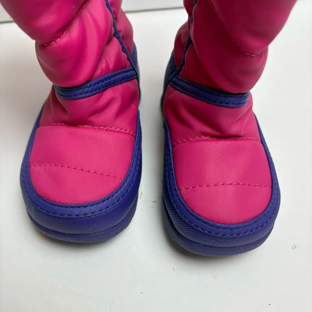 Rugged Outback Snow Boots Pink Purple Girls size 5